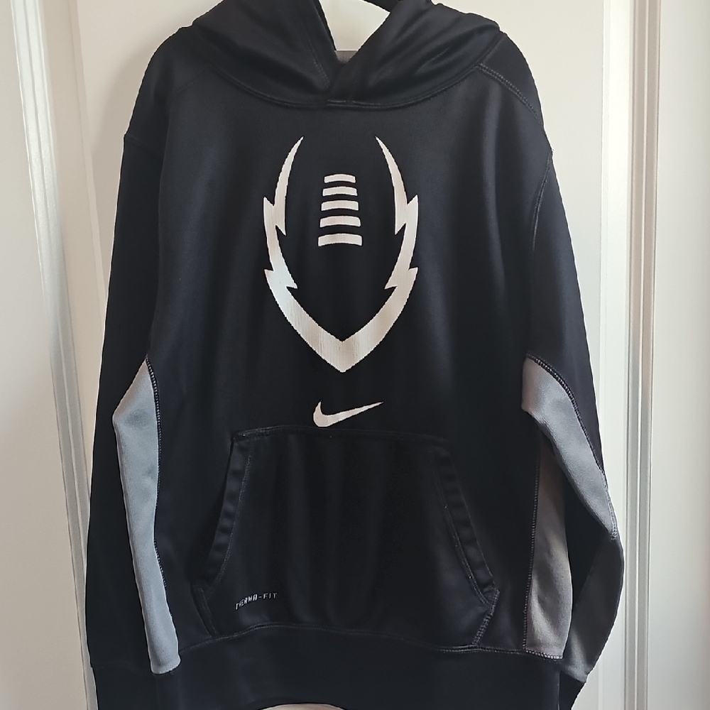 Nike Black and Gray Boys Hoodie